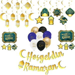 Parti Sürprizi Hoş Geldin Ya Şehri Ramazan Tavan Asma Süs Set
