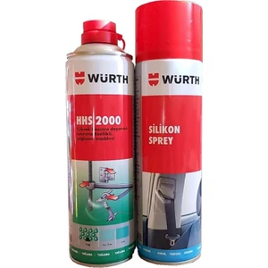Silikon Sprey 500 ml + Yağlama Sprey Hhs 2000 500 ml