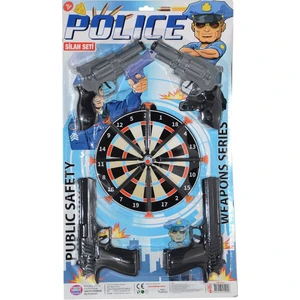 Hedefli Ok Atan  Polis Tabanca Set 4'lü Oyuncak Polıce