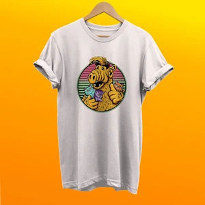 Alf %100 Pamuk Oversize T-Shirt Büyük Beden Tişört
