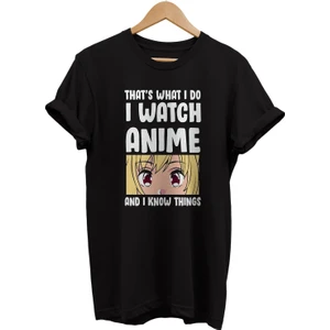 Anime Baskılı %100 Pamuk Oversize T-Shirt Büyük Beden Tişört