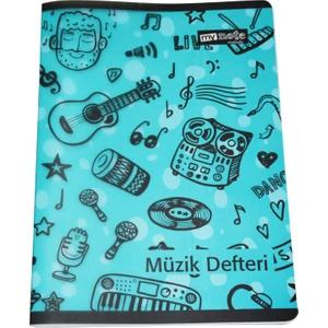 Melody Pp Kapak Müzik Defteri A4 40 Yaprak