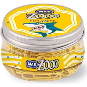 Mas Colors Seffaf Yuvarlak Kutuda Plastik Kapli Ataş No:3 Sari 608