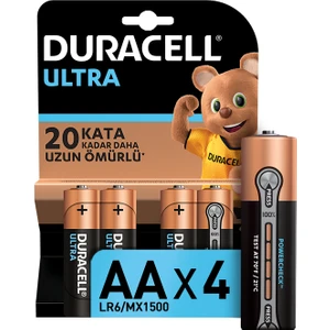 Ultra Alkalin Aa Kalem Piller 4’lü Paket