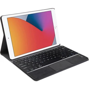 iPad 8.nesil 10.2 Inch 2020 Bluetooth Touchpad Klavye + Standlı Kılıf - Bkk5