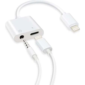 iPhone Uyumlu Kulaklık & Şarj Çoklayıcı 7 8 x Xs Xr 11 12 13 Pro 2in1 MH030