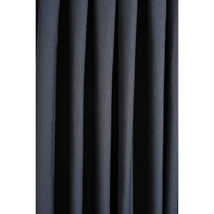 Vanessa Perde Fon Perde Ağır Gramajlı 1x3 Sık Pileli Modern Keten Doku Antrasit Renk Özel Seri Fon Perde