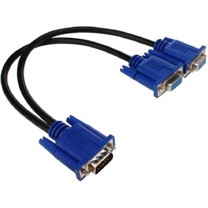 VGA Y Kablo VGA Splitter Kablo 2 Li VGA Çoklayıcı Kablo 15PIN VGA Çoğaltıcı VGA Bölücü VGA 2 VGA