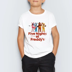 Five Nights At Freddy's Baskılı  Çocuk Tişört T-Shirt Mr-03