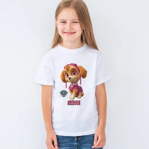 Paw Patrol Skye Baskılı  Çocuk Tişört T-Shirt Mr-06