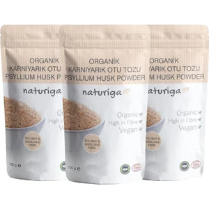 Organik Karnıyarık Otu Tohumu Tozu (Psyllium Husk) 100 gr x 3 Adet