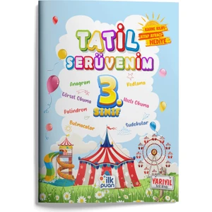 İlk Puan Yayınları 3. Sınıf Tatil Serüvenim Yarıyıl Tatil Kitabı