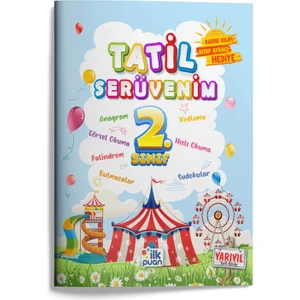 İlk Puan Yayınları 2. Sınıf Tatil Serüvenim Yarıyıl Tatil Kitabı