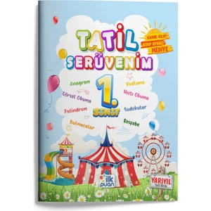 İlk Puan Yayınları 1. Sınıf Tatil Serüvenim Yarıyıl Tatil Kitabı