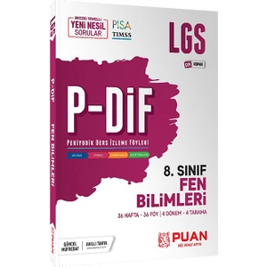 Puan Yayınları 8. Sınıf LGS Fen Bilimleri PDİF Konu Anlatım Föyleri