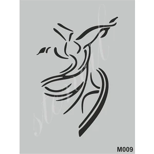 Stencil Boyama Şablonu 15X20 Cm. M009