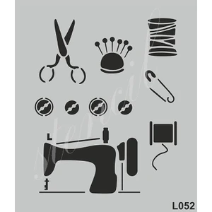 Stencil Boyama Şablonu 21X25 Cm. L052