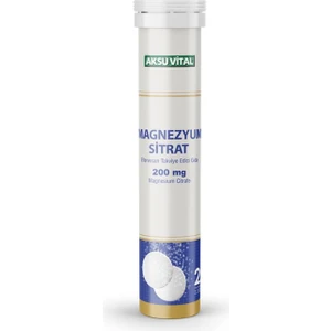 Aksu Vital Magnezyum Sitrat Efervesan