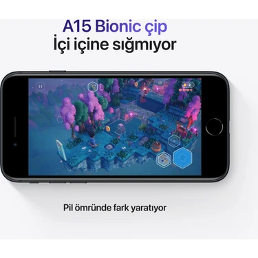 Yeni iPhone SE 64 GB (3.Nesil) Siyah Fiyatı - Taksit Seçenekleri