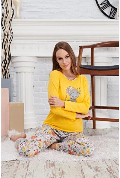 Yeni Çelebi 552 Kadın Uzun Kollu Pijama Takımı