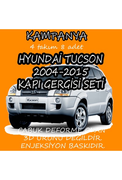 Hexagon Hyundai Tucson Kapı Gergi Limitör Tamir Takım 4 Kapı Set 8 Ad