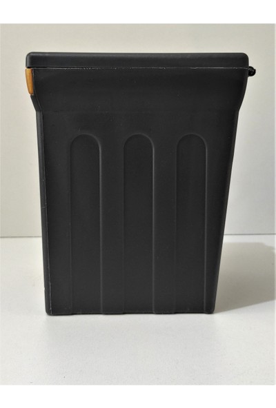 İndecor Büyük Boy Siyah-Bronz Çamaşır Deterjan Kutusu