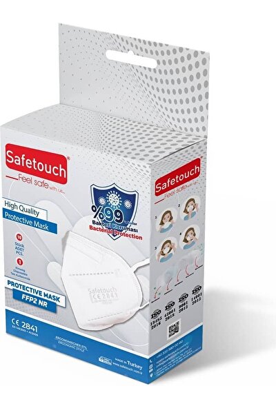 Safetouch FFP2/N95 Maske Beyaz Renk