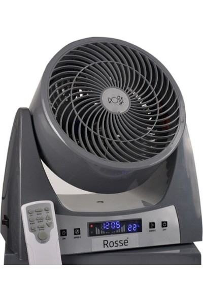 Rosse Sıcak+Soğuk Kumandalı Dijital Dönerli Fan + Vantilatör