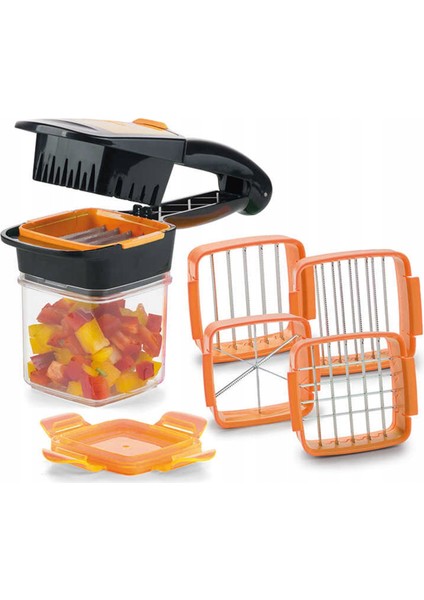 Nicer Dicer Quıck 5 In 1 Pratik Hazneli Sebze Meyve Doğrayıcı- fiyatları
