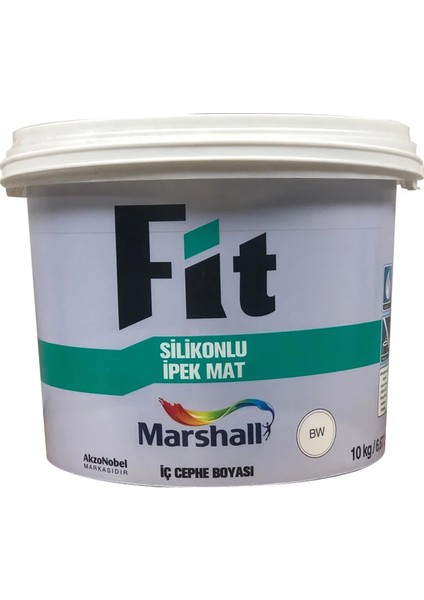 Fit Silikonlu Ipek Mat Silinebilir Iç Cephe Boya 6,67 L 10 kg