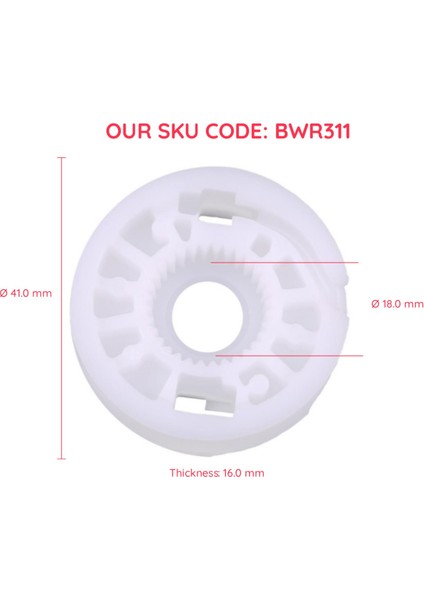 BWR311 Mercedes W210 BMW E46 İçin Sağ Arka Kapı Cam Kriko Tamir Makarası fiyatları