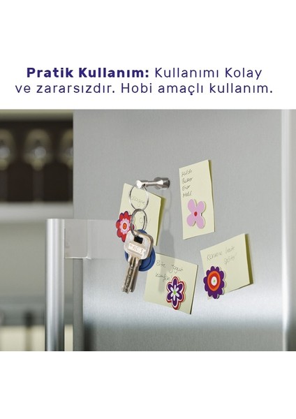 Mıknatıslı Anahtarlık - Güçlü Neodyum Mıknatıslı - Dış Çelik Kasa