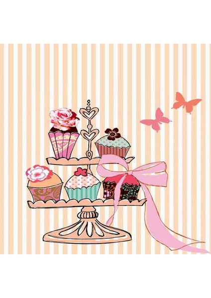 Cupcake Tatlı Desenli Dijital Baskılı Kaymaz Taban Yıkanabilir Leke Tutmaz Mutfak Halısı fiyatları