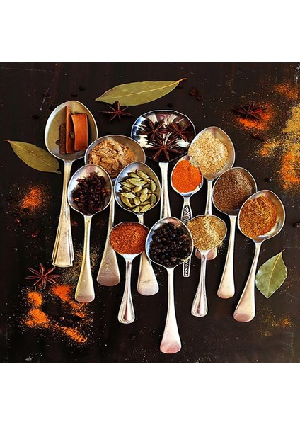 Baharat Desenli Defne Yaprak Dijital Baskılı Kaymaz Taban Yıkanabilir Leke Tutmaz Mutfak Halısı fiyatları