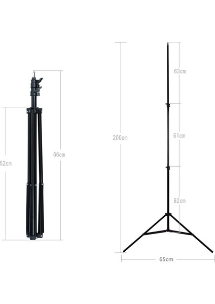 LEDP260C Video Işığı Ikili Işık Kiti