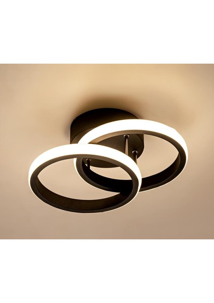 9242 Plofonyer Siyah LED Avize