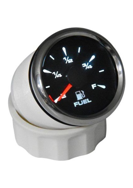 Yakıt Seviye Göstergesi Çap 52MM Siyah 12/24V Tekne Yat indirimleri