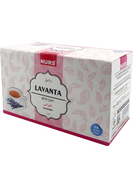 Lavanta Bitki Çayı 20'li