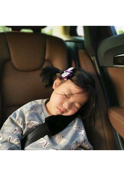 2 Çift Polar Benzeri Emniyet Kemeri Örtüsü Siyah (Yurt Dışından) modelleri