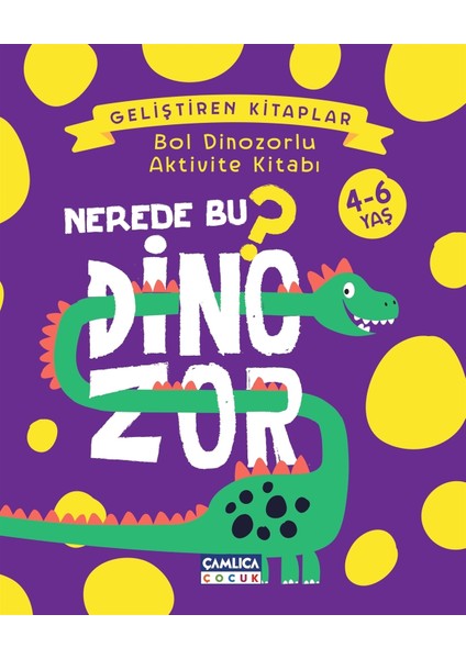 Nerede Bu Dinozor? - Bol Dinozorlu Aktivite Kitabı - Nuran Ferhan Can