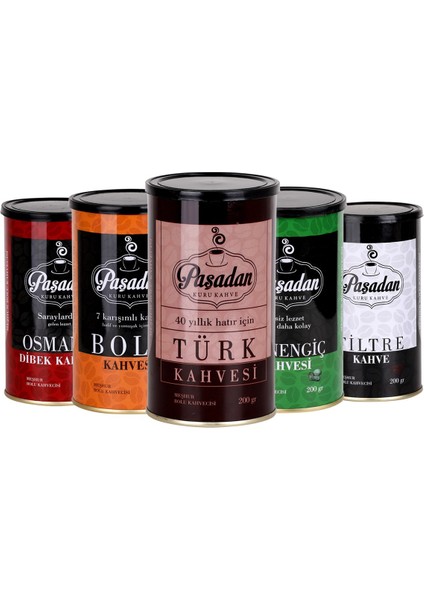 Gurme Kahve Seti 5'li