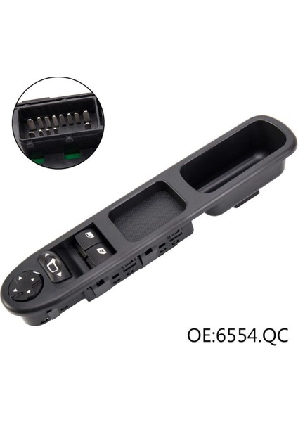 Citroen C3 Picasso Sol Çiftli Cam Düğmesi Anahtarı (2009-2014)