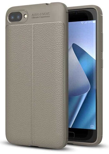 Asus Zenfone 4 Max ZC554KL Kılıf Deri Görünümlü Renk Atmayan Dayanaklı Silikon Kapak (Niss) fiyatları