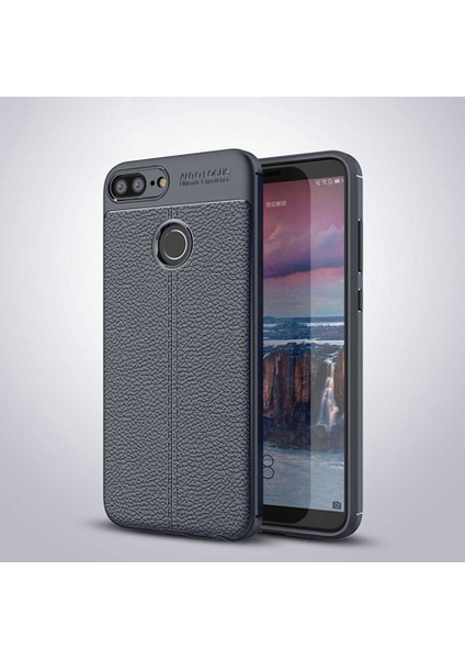 Huawei Honor 9 Lite Kılıf Deri Görünümlü Renk Atmayan Dayanaklı Silikon Kapak (Niss) fiyatları