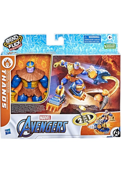 F5869 Avengers Bend Flex Thanos Fire