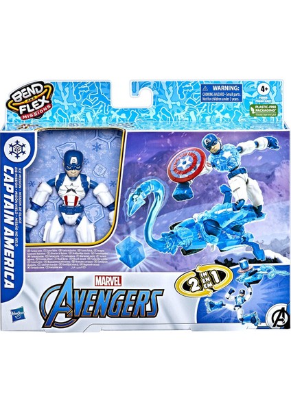 F5868 Avengers Bend Flex Captain America Buz Görevi