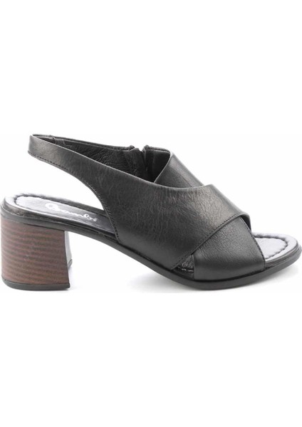 Siyah Leather Kadın Klasik Topuklu Ayakkabı K055864528