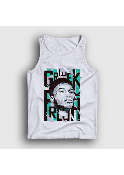 Unisex Beyaz Giannis Antetokounmpo Basketbol Atlet