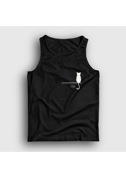 Unisex Siyah Cat On The Wall Kedi Atlet