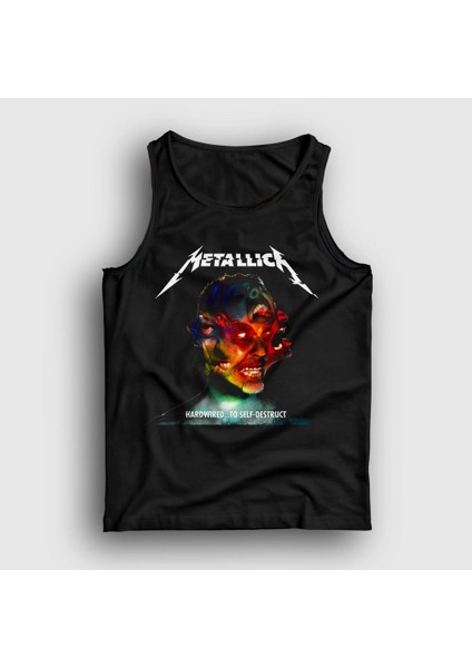 Unisex Siyah Hardwired Metallica Atlet